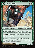 Magic the Gathering Card - Miles Morales // Ultimate Spider-Man - MTG Circle