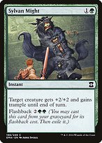 Magic the Gathering Card - Sylvan Might - MTG Circle