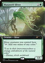 Magic the Gathering Card - Manaweft Sliver - MTG Circle