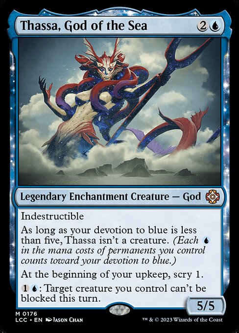 Magic the Gathering Card - Thassa, God of the Sea - MTG Circle