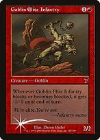 Magic the Gathering Card - Goblin Elite Infantry - MTG Circle