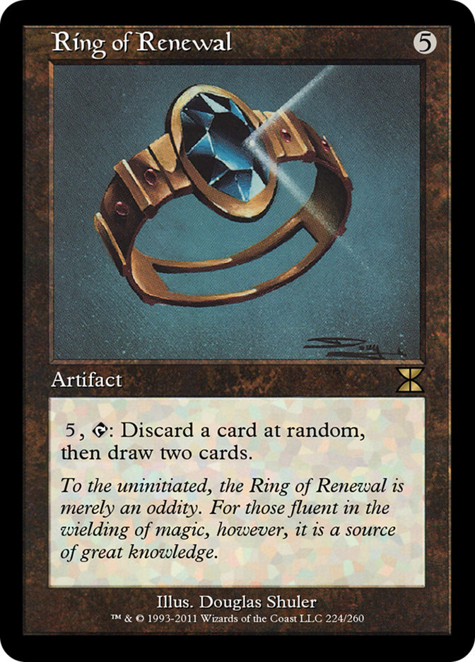 Magic the Gathering Card - Ring of Renewal - MTG Circle