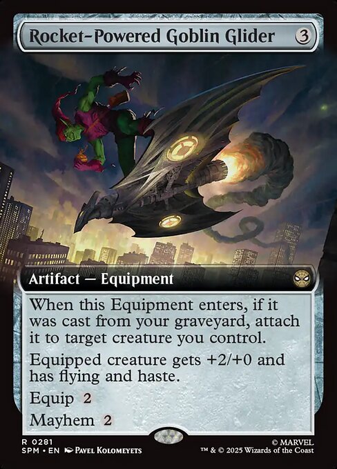 Magic the Gathering Card - Rocket-Powered Goblin Glider - MTG Circle
