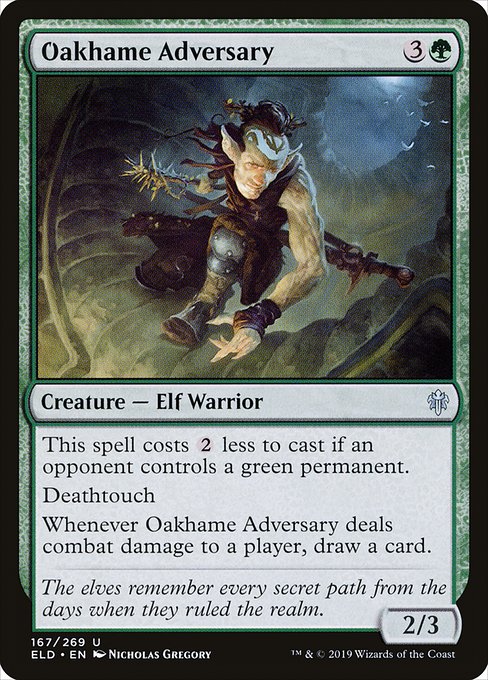 Magic the Gathering Card - Oakhame Adversary - MTG Circle