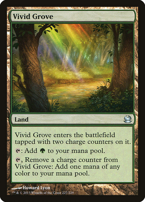 Magic the Gathering Card - Vivid Grove - MTG Circle