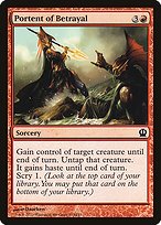 Magic the Gathering Card - Portent of Betrayal - MTG Circle
