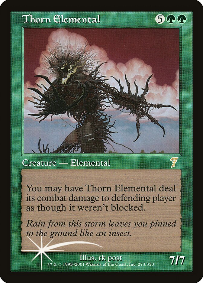 Magic the Gathering Card - Thorn Elemental - MTG Circle