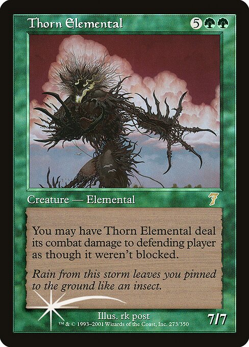 Magic the Gathering Card - Thorn Elemental - MTG Circle