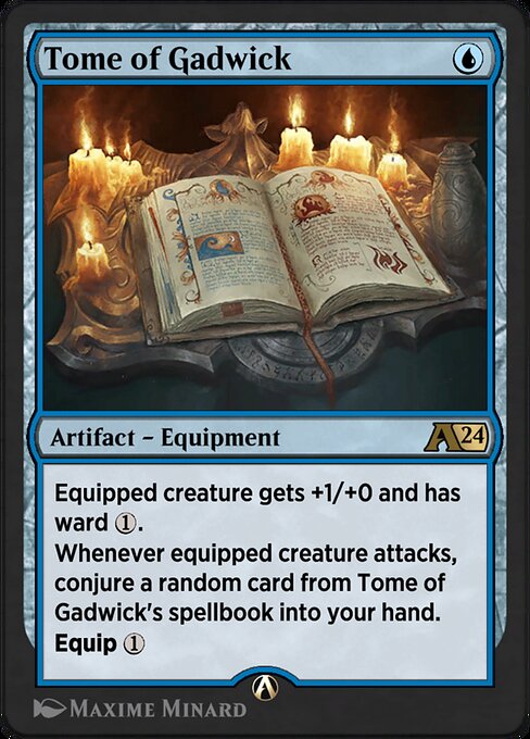 Magic the Gathering Card - Tome of Gadwick - MTG Circle