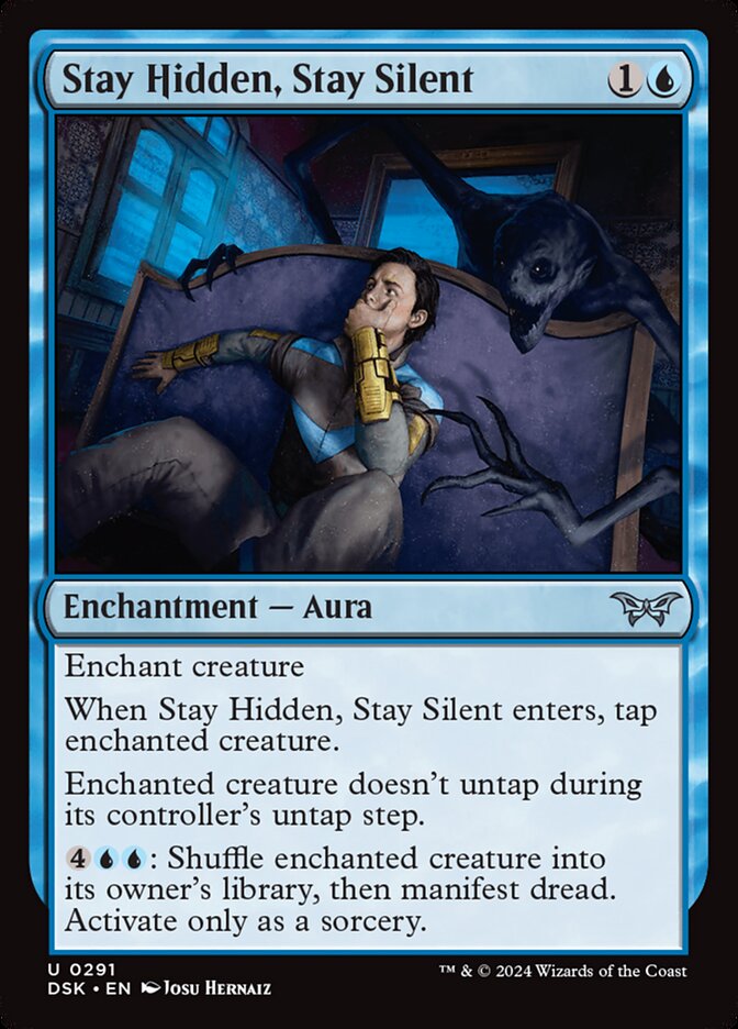 Magic the Gathering Card - Stay Hidden, Stay Silent - MTG Circle