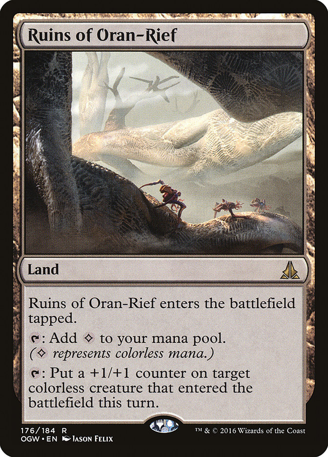 Magic the Gathering Card - Ruins of Oran-Rief - MTG Circle