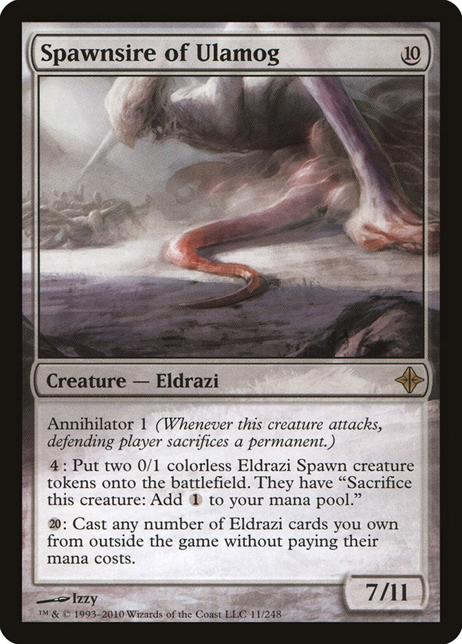 Magic the Gathering Card - Spawnsire of Ulamog - MTG Circle