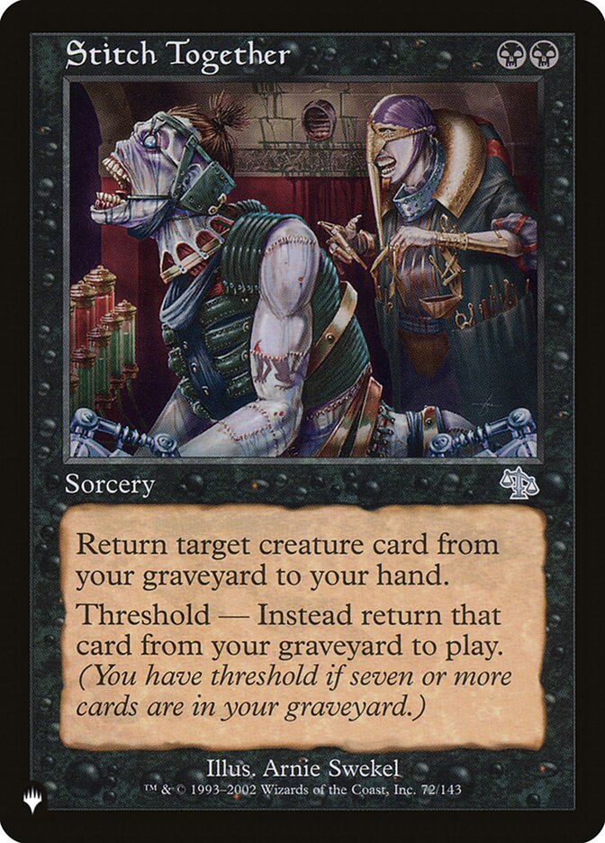 Magic the Gathering Card - Stitch Together - MTG Circle
