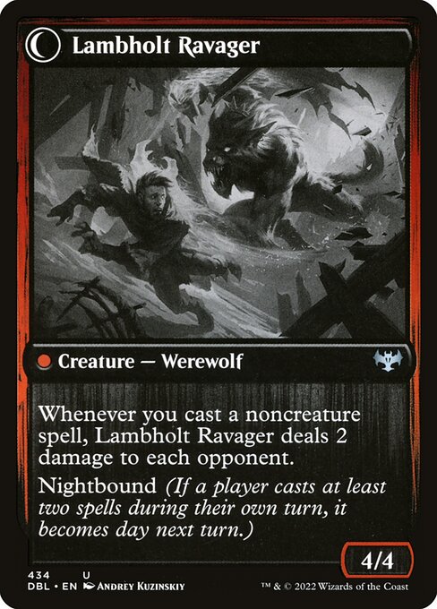 Magic the Gathering Card - Lambholt Ravager - MTG Circle
