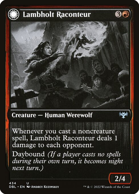 Magic the Gathering Card - Lambholt Raconteur - MTG Circle