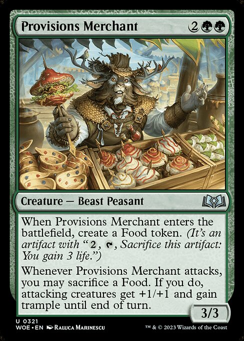 Magic the Gathering Card - Provisions Merchant - MTG Circle