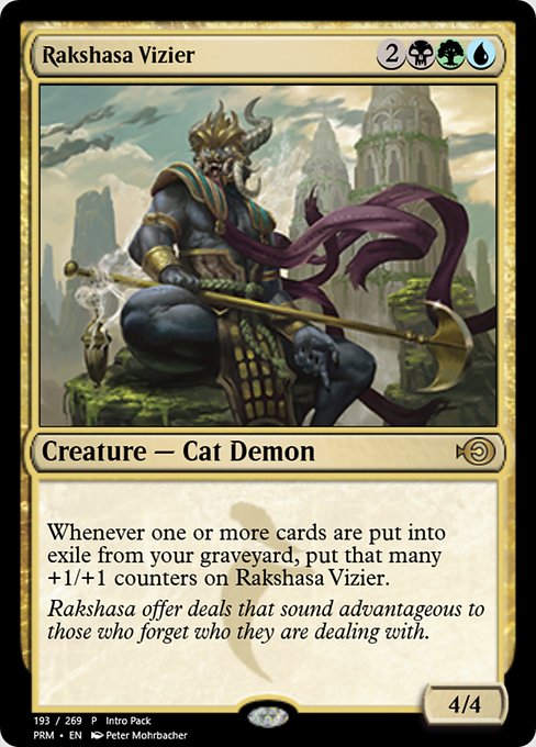 Magic the Gathering Card - Rakshasa Vizier - MTG Circle