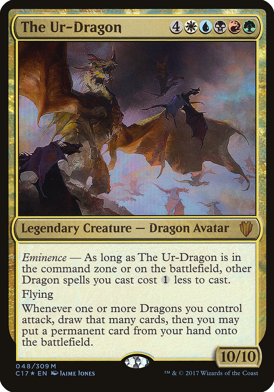 Magic the Gathering Card - The Ur-Dragon - MTG Circle