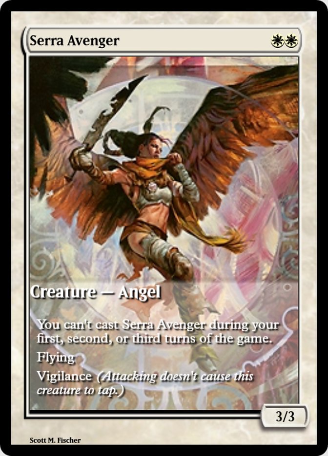 Magic the Gathering Card - Serra Avenger - MTG Circle