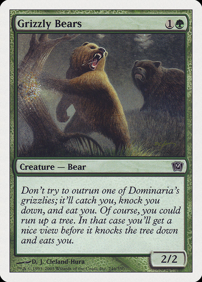 Magic the Gathering Card - Grizzly Bears - MTG Circle
