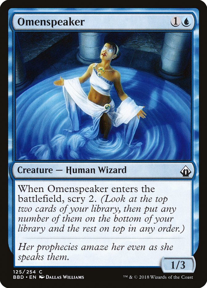 Magic the Gathering Card - Omenspeaker - MTG Circle