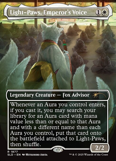 Magic the Gathering Card - Light-Paws, Emperor's Voice - MTG Circle