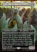 Magic the Gathering Card - Light-Paws, Emperor's Voice - MTG Circle