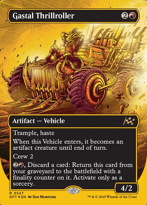 Magic the Gathering Card - Gastal Thrillroller - MTG Circle