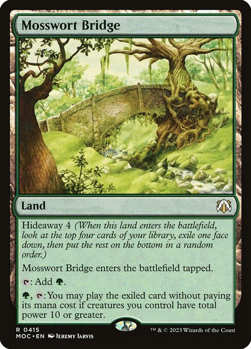 Magic the Gathering Card - Mosswort Bridge - MTG Circle