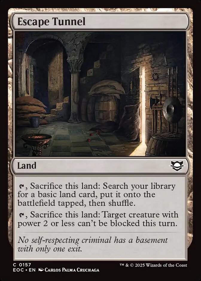 Magic the Gathering Card - Escape Tunnel - MTG Circle
