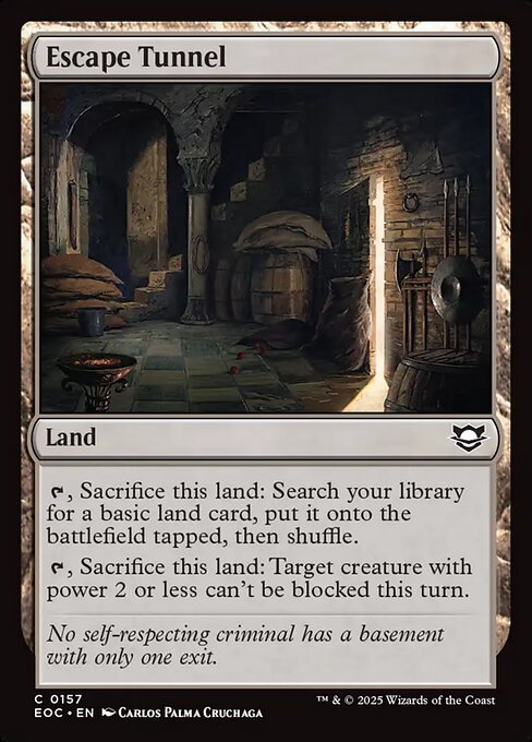 Magic the Gathering Card - Escape Tunnel - MTG Circle