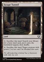 Magic the Gathering Card - Escape Tunnel - MTG Circle