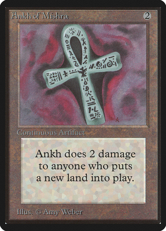 Magic the Gathering Card - Ankh of Mishra - MTG Circle