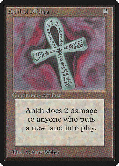 Magic the Gathering Card - Ankh of Mishra - MTG Circle