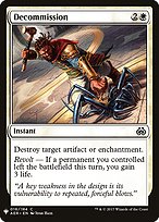 Magic the Gathering Card - Decommission - MTG Circle