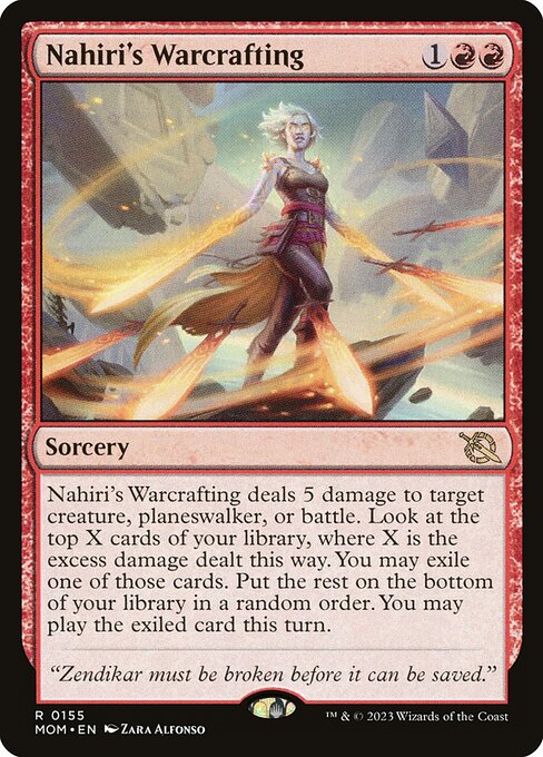 Magic the Gathering Card - Nahiri's Warcrafting - MTG Circle