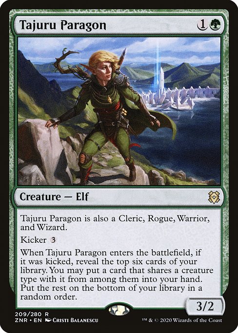Magic the Gathering Card - Tajuru Paragon - MTG Circle