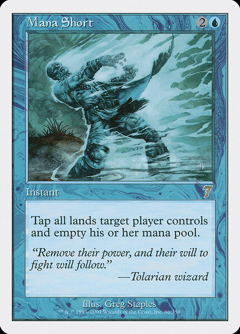 Magic the Gathering Card - Mana Short - MTG Circle