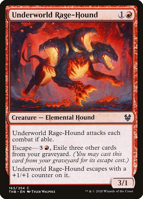 Magic the Gathering Card - Underworld Rage-Hound - MTG Circle