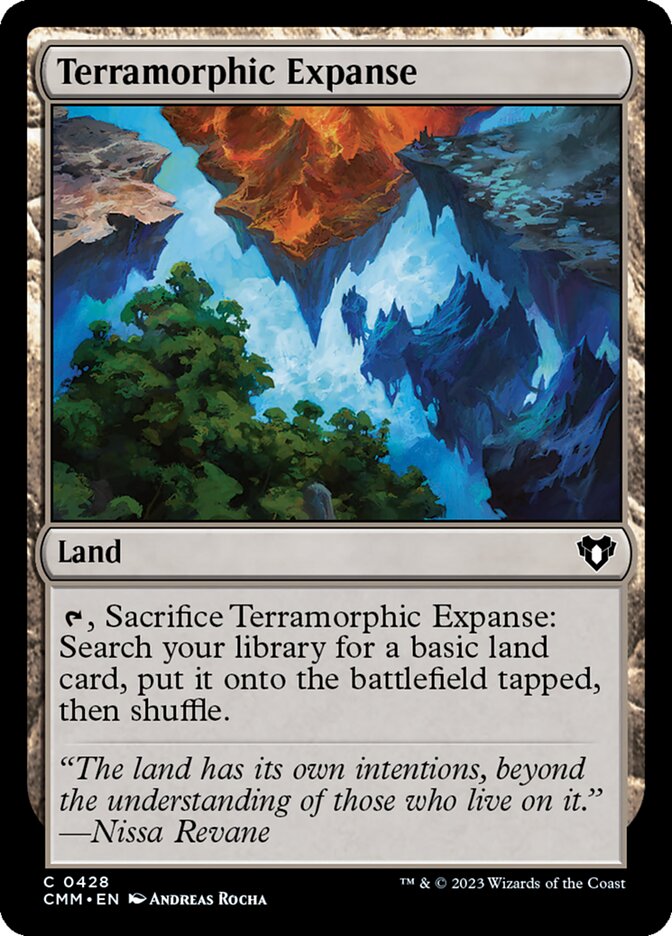 Magic the Gathering Card - Terramorphic Expanse - MTG Circle