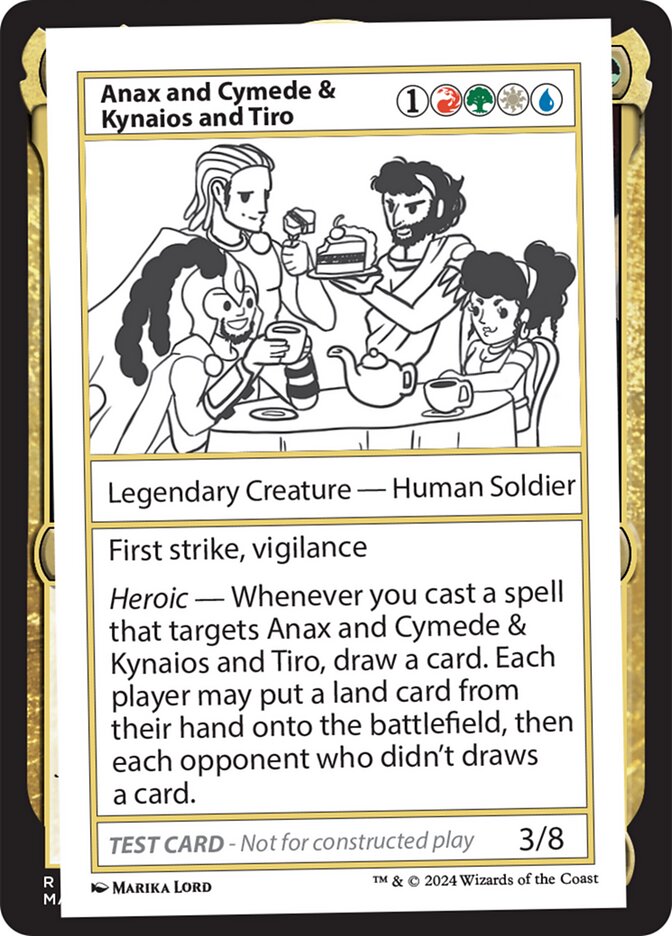 Magic the Gathering Card - Anax and Cymede & Kynaios and Tiro - MTG Circle