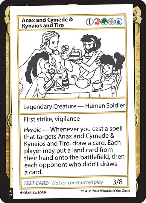 Magic the Gathering Card - Anax and Cymede & Kynaios and Tiro - MTG Circle