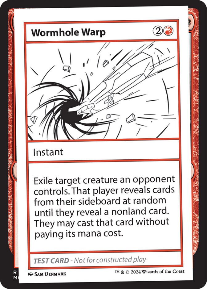 Magic the Gathering Card - Wormhole Warp - MTG Circle