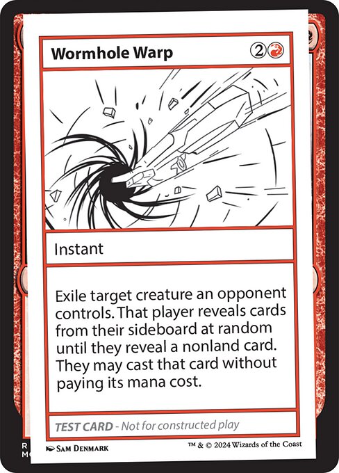 Magic the Gathering Card - Wormhole Warp - MTG Circle