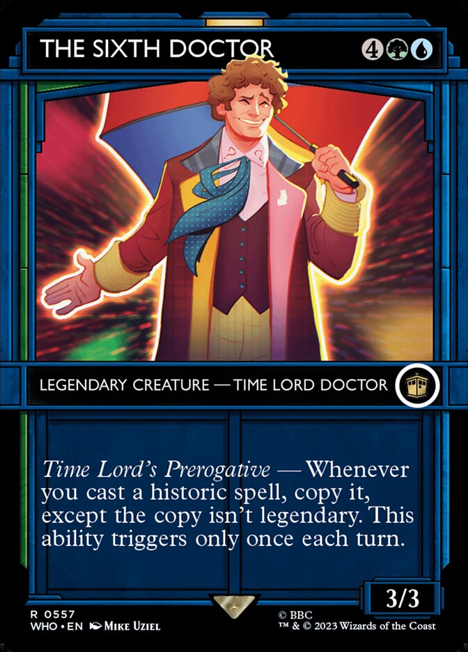 Magic the Gathering Card - The Sixth Doctor - MTG Circle