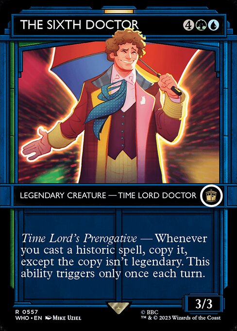 Magic the Gathering Card - The Sixth Doctor - MTG Circle