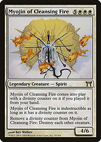 Magic the Gathering Card - Myojin of Cleansing Fire - MTG Circle