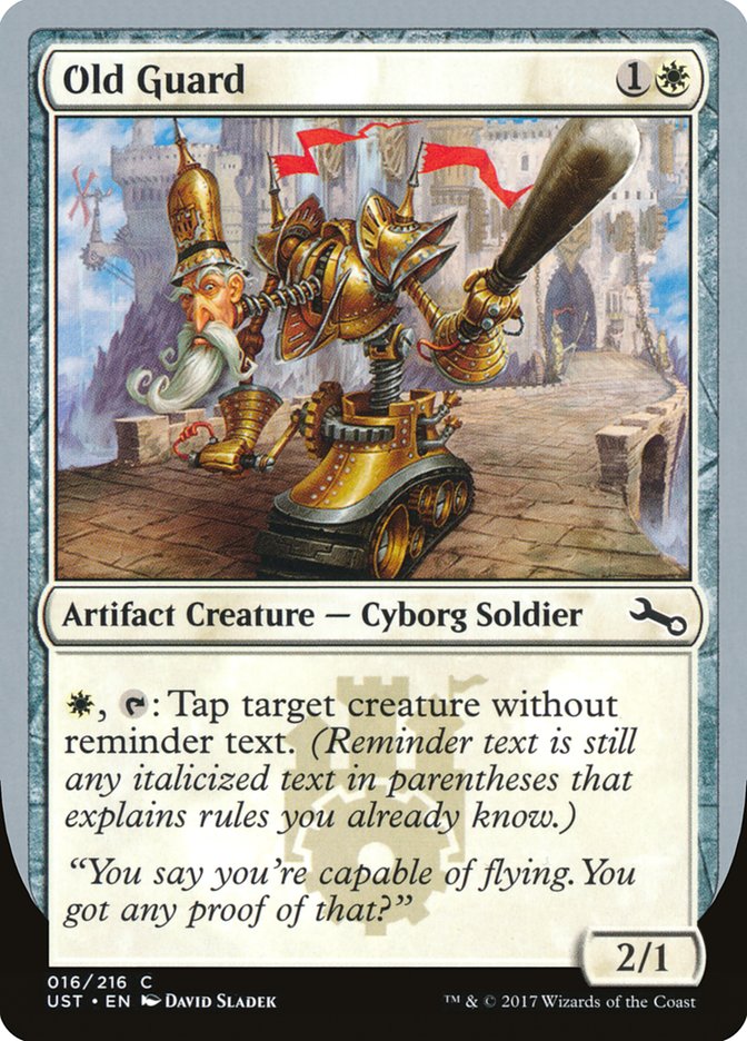 Magic the Gathering Card - Old Guard - MTG Circle