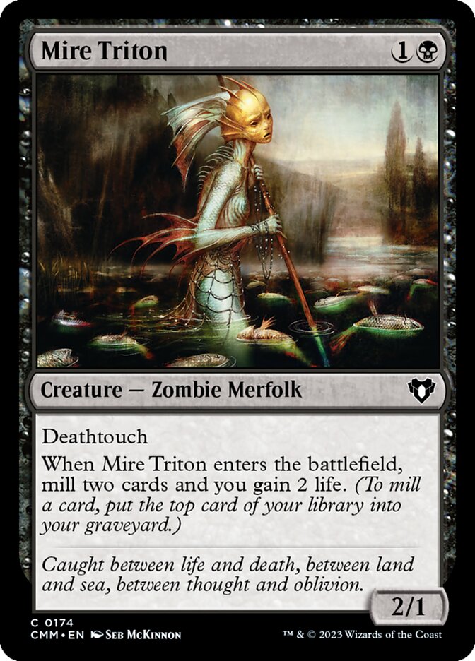 Magic the Gathering Card - Mire Triton - MTG Circle