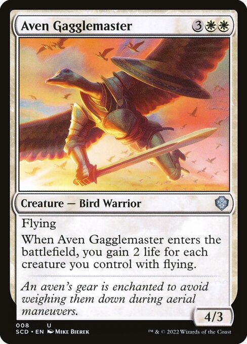 Magic the Gathering Card - Aven Gagglemaster - MTG Circle